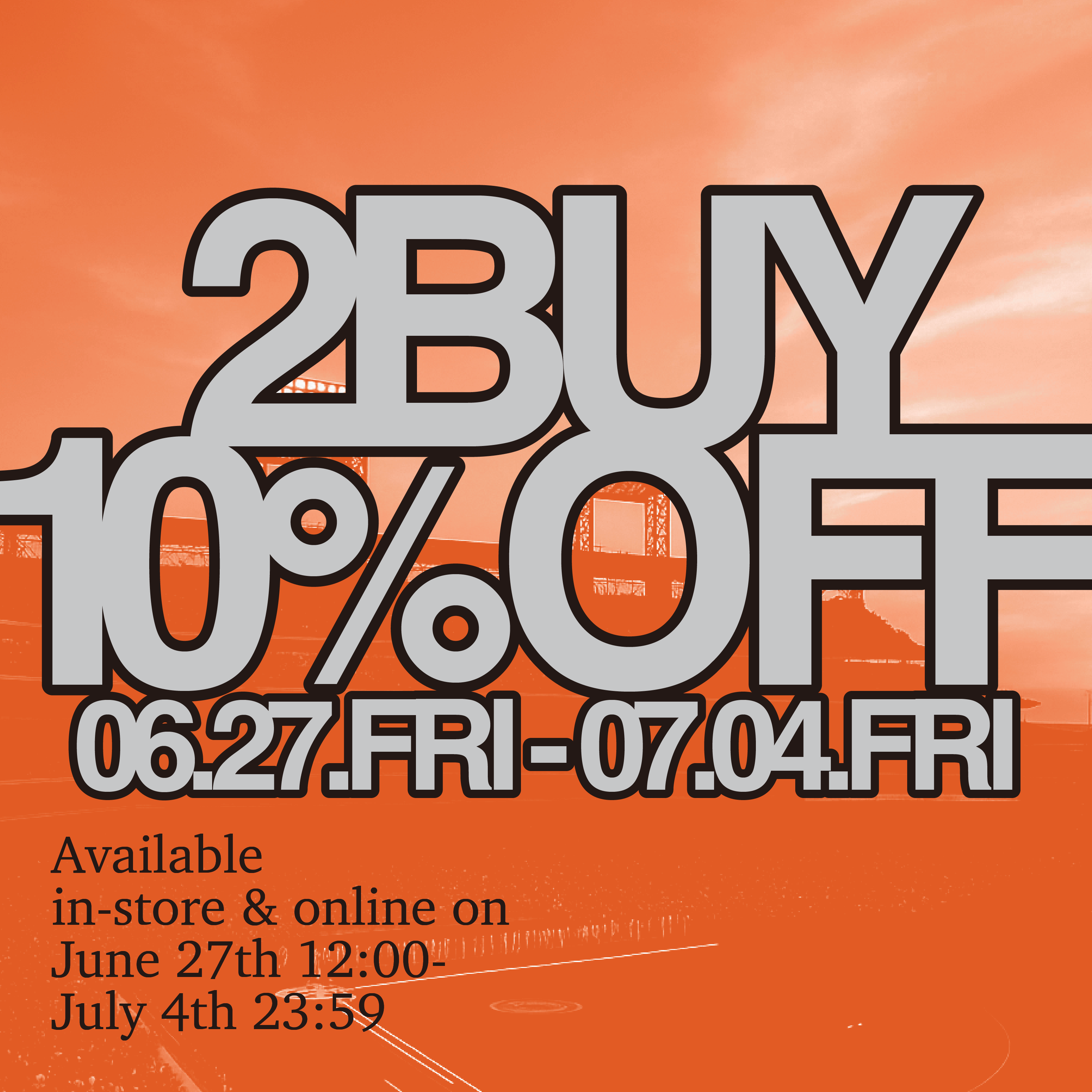 2BUY 10%OFF