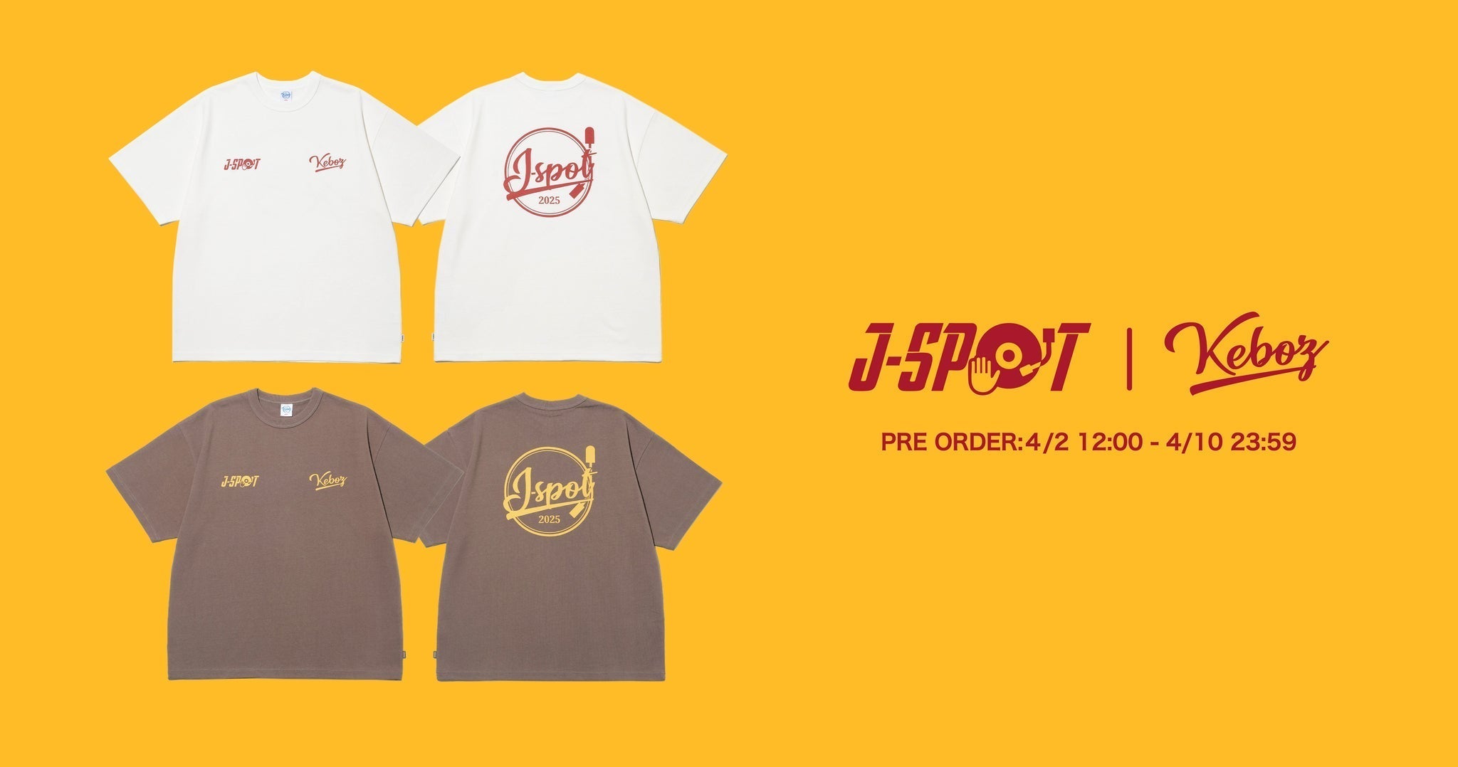 【PRE-ORDER】J-SPOT × KEBOZ S/S TEE