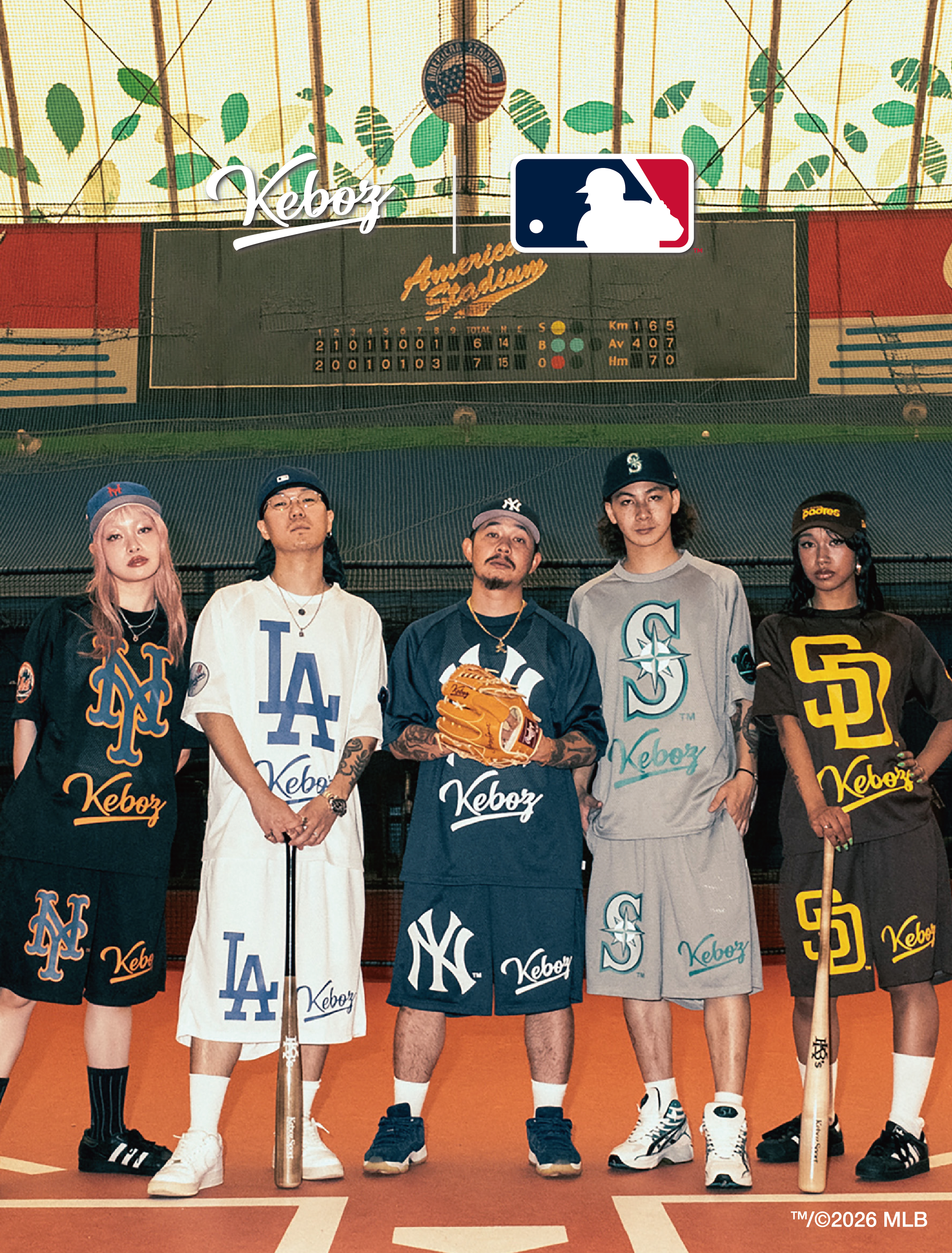MLB × KEBOZ COLLABORATION