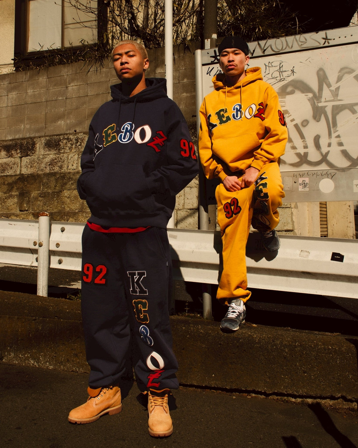 KEBOZ 92 SWEAT CREWNECK ネイビー SMR SERIES｜BACK IN STOCK