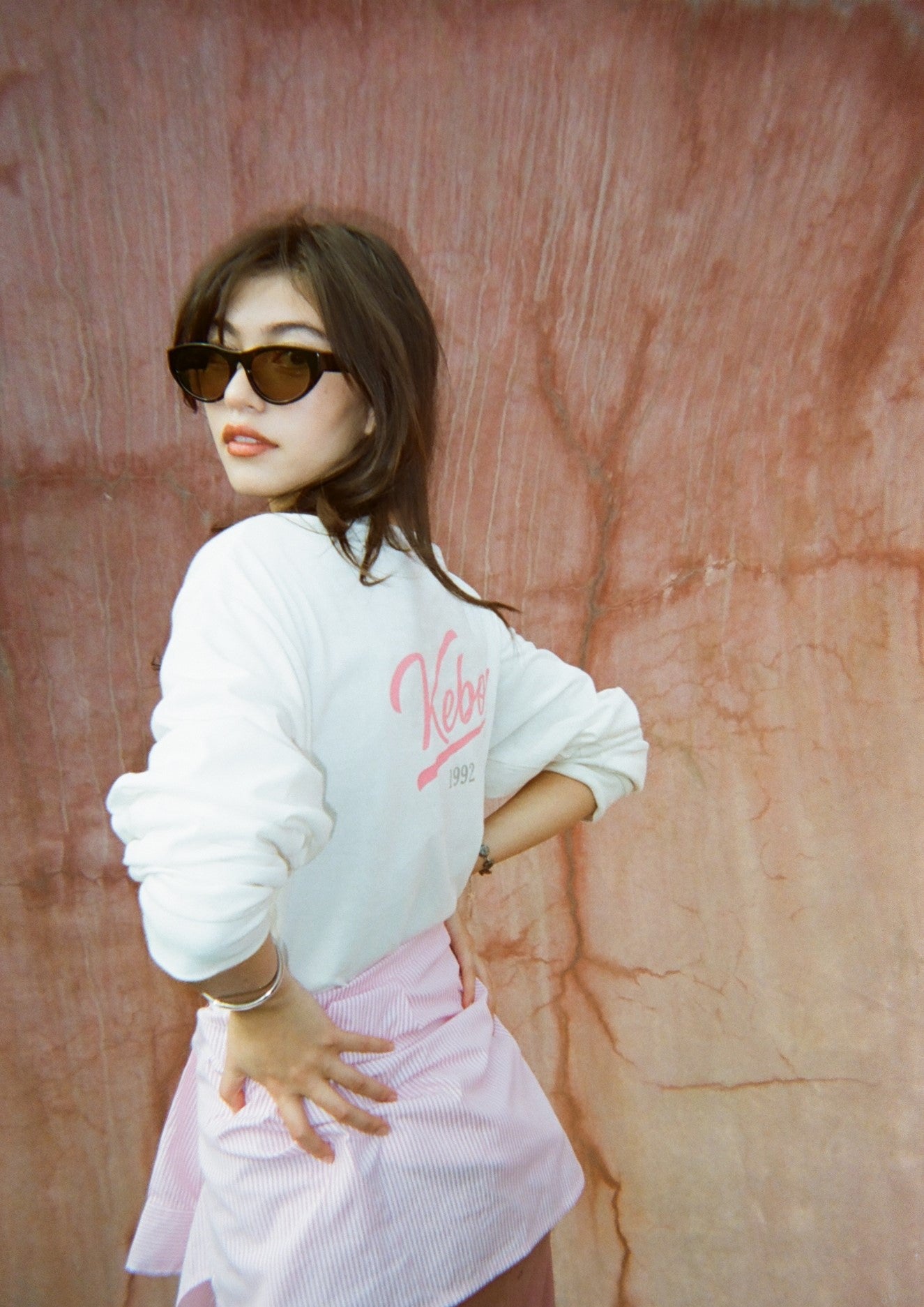 W ICON LOGO L/S TEE