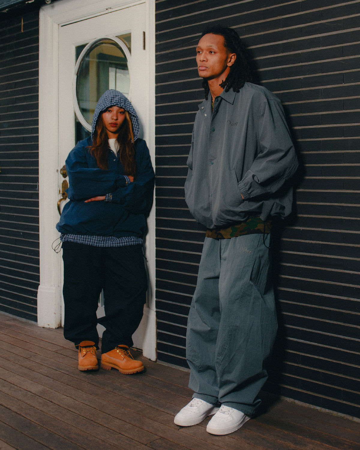 WASHED N/C CURVE PANTS