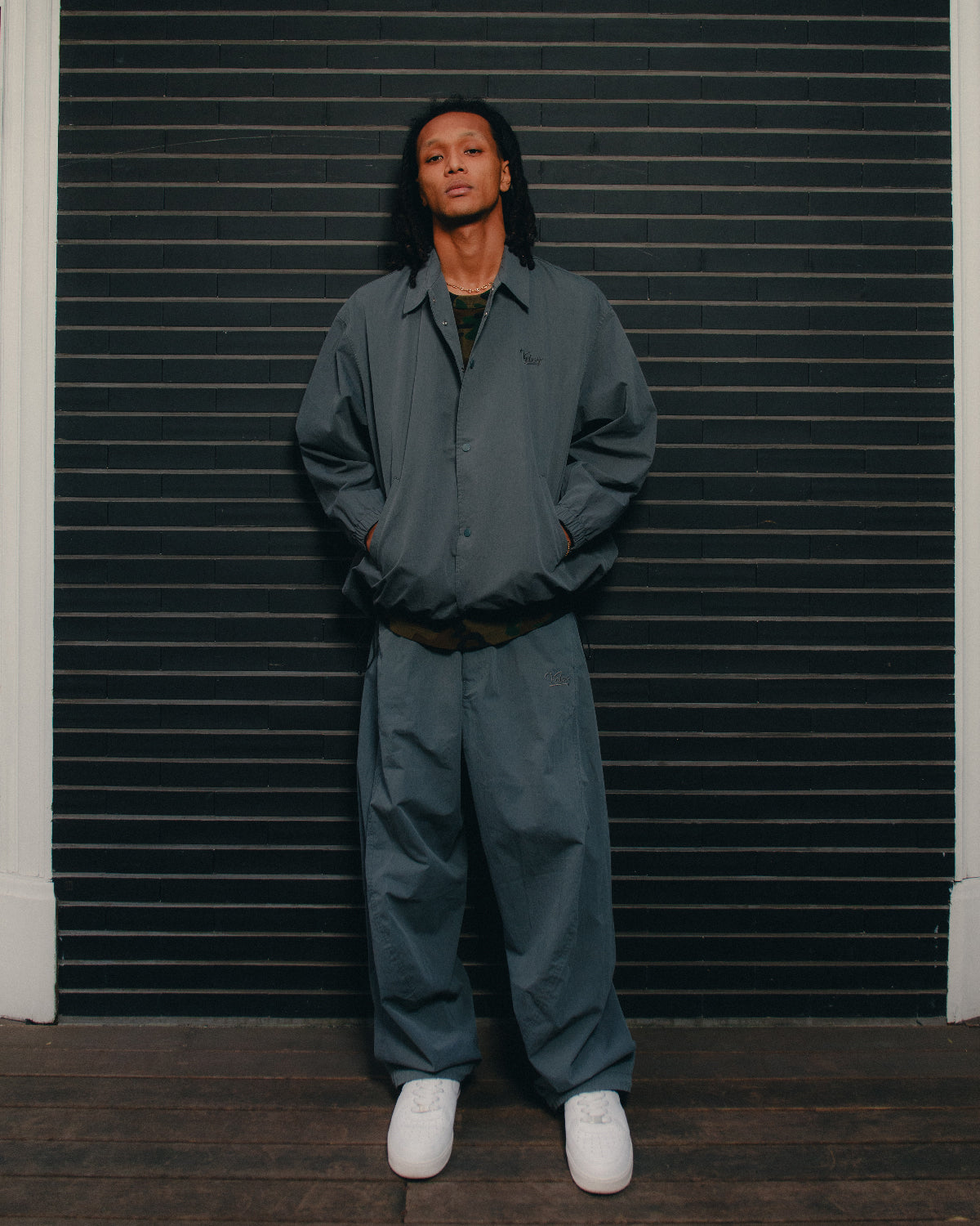 WASHED N/C CURVE PANTS