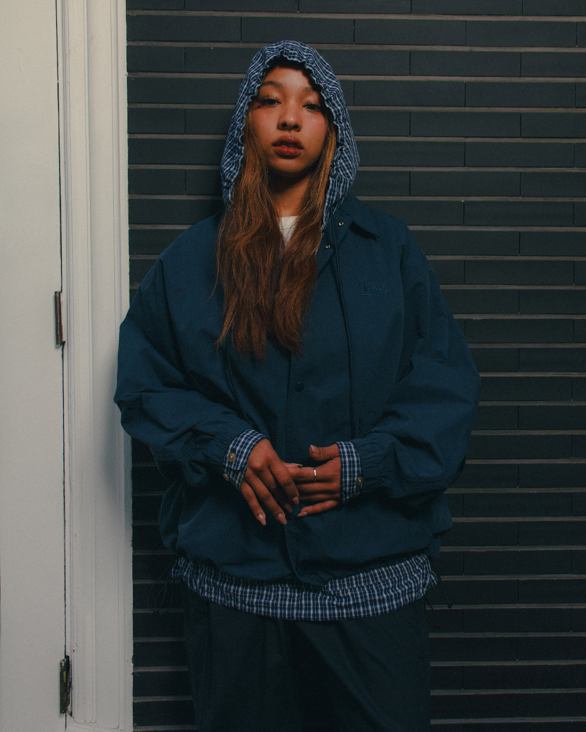 WASHED N/C COACH JACKET