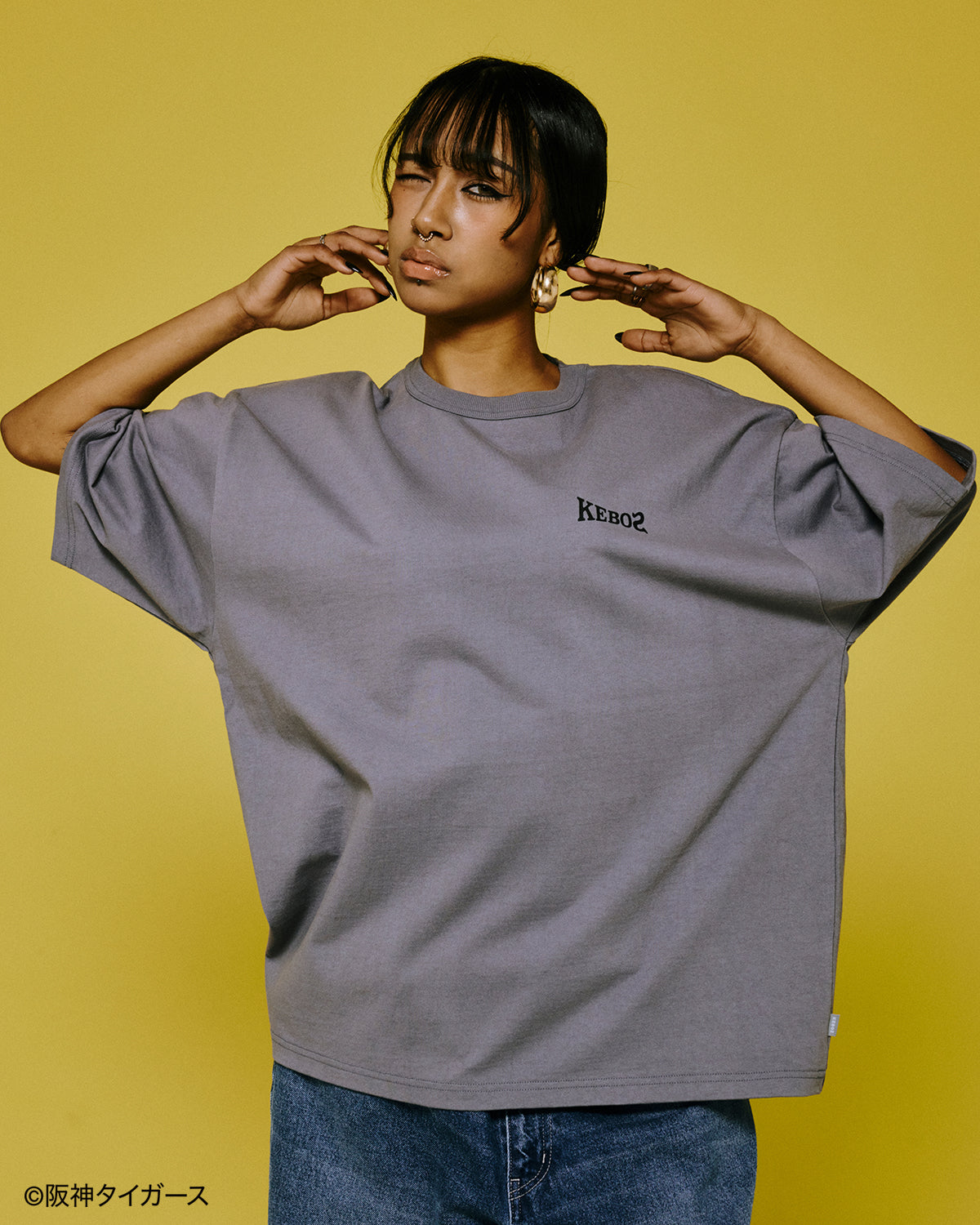 TIGERS × KEBOZ JAPANESE TIGER S/S TEE