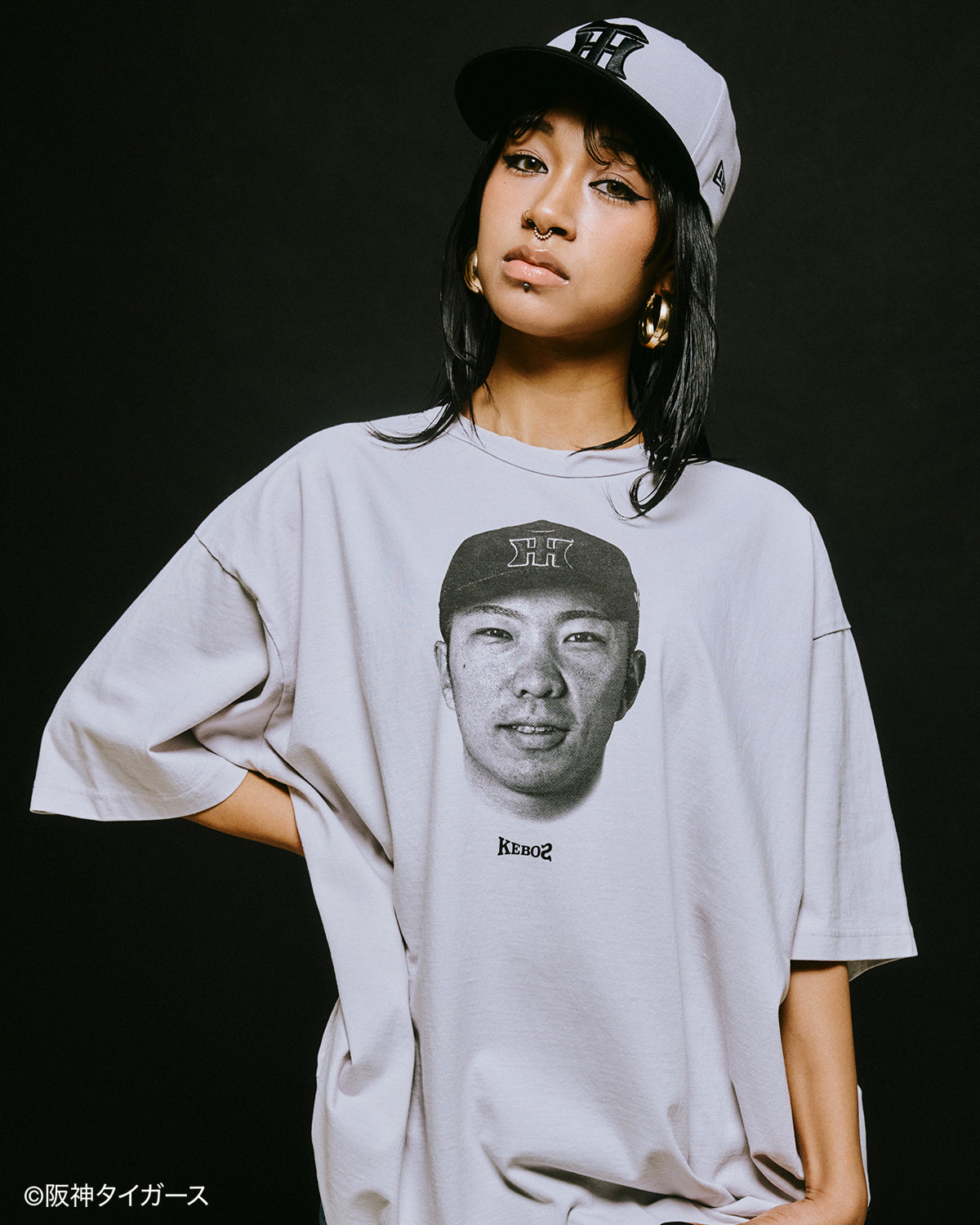 TIGERS × KEBOZ ISHII WASHED S/S TEE