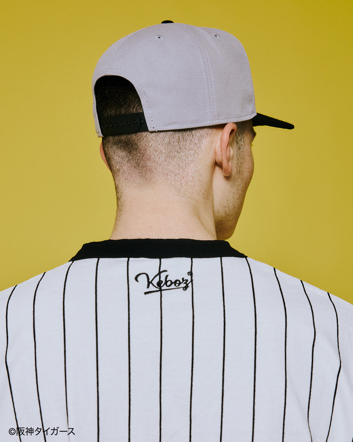 TIGERS × KEBOZ ROUND HEM HENLEY NECK S/S TEE