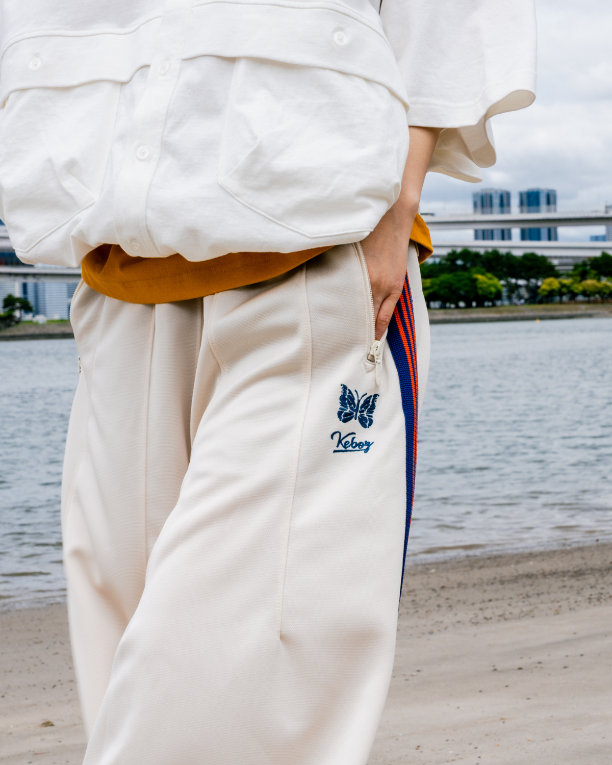 NEEDLES × KEBOZ H.D. TRACK PANT