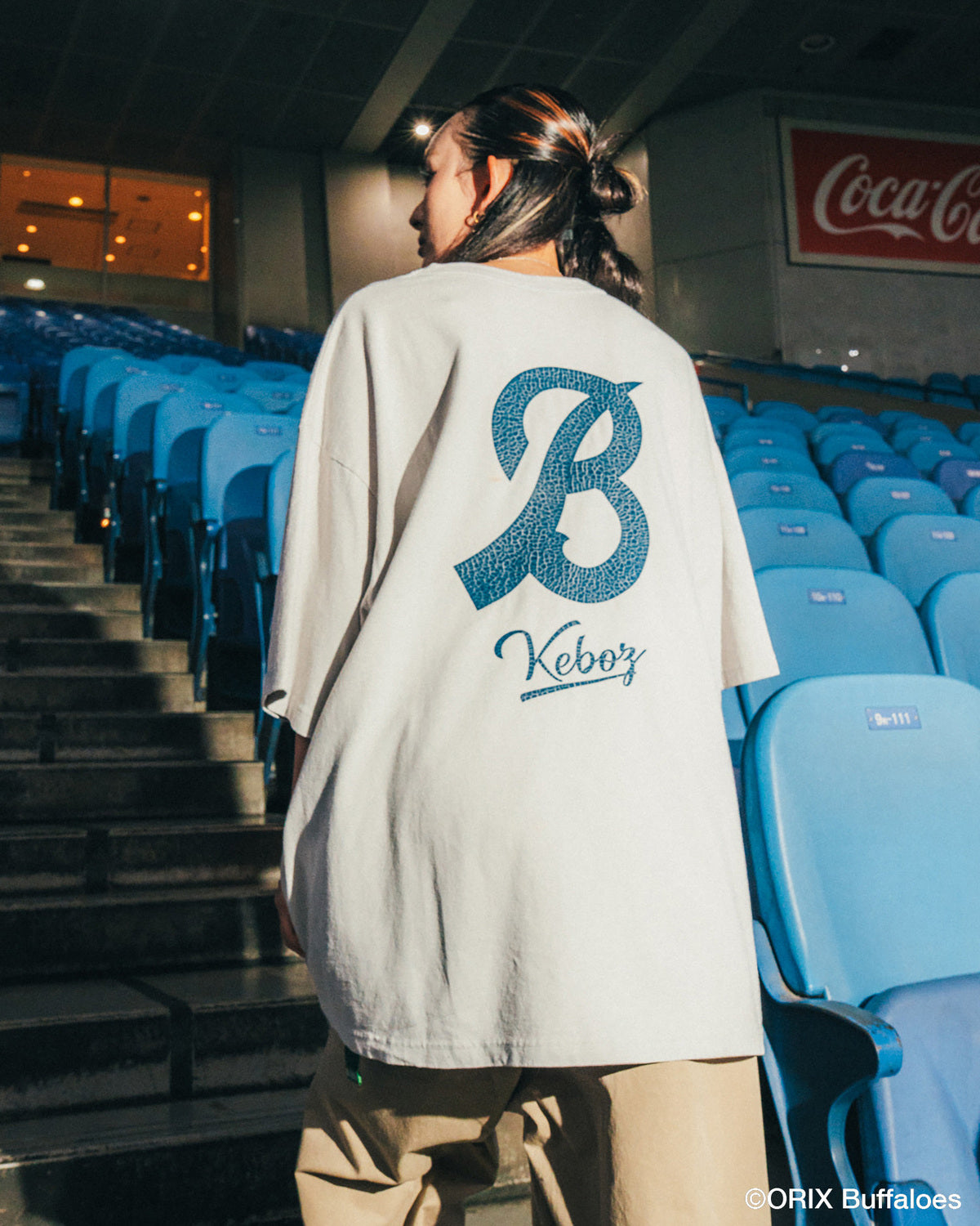 BUFFALOES × KEBOZ WASHED S/S TEE