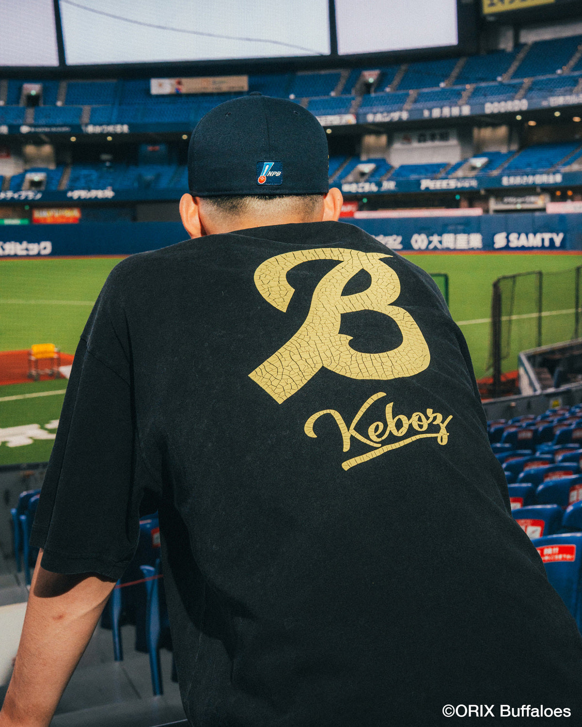 BUFFALOES × KEBOZ WASHED S/S TEE