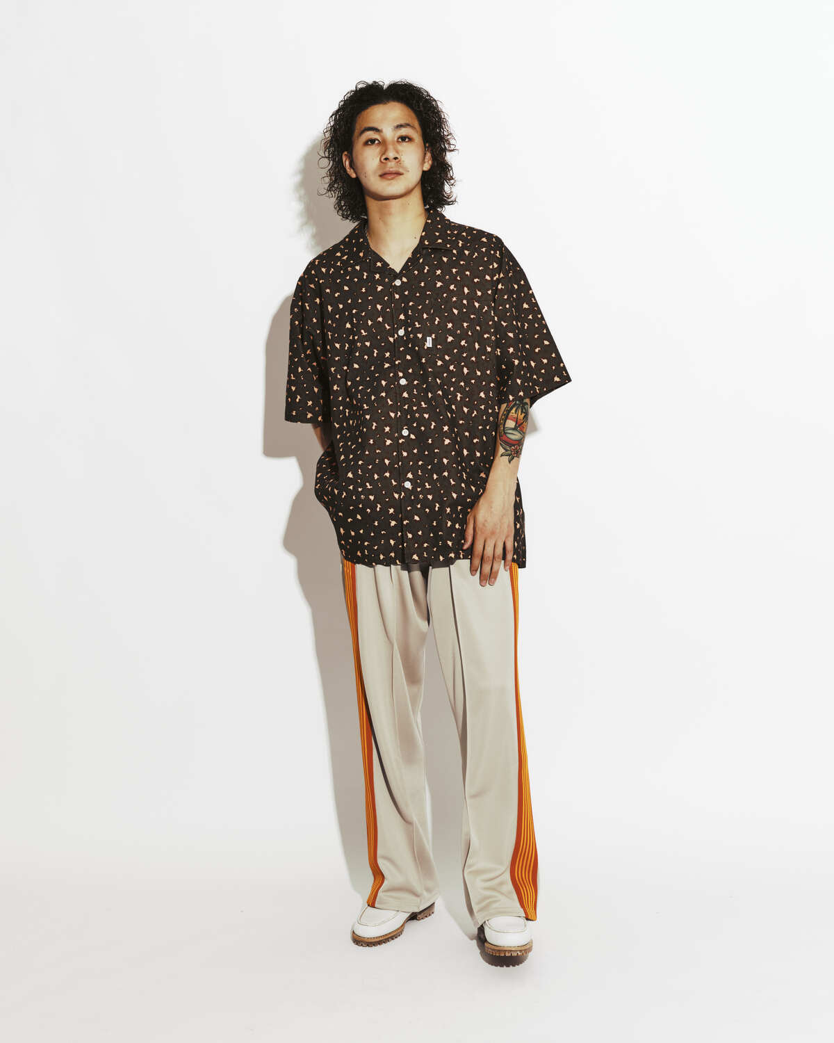 NEEDLES × KEBOZ TRACK PANT REGULAR FIT