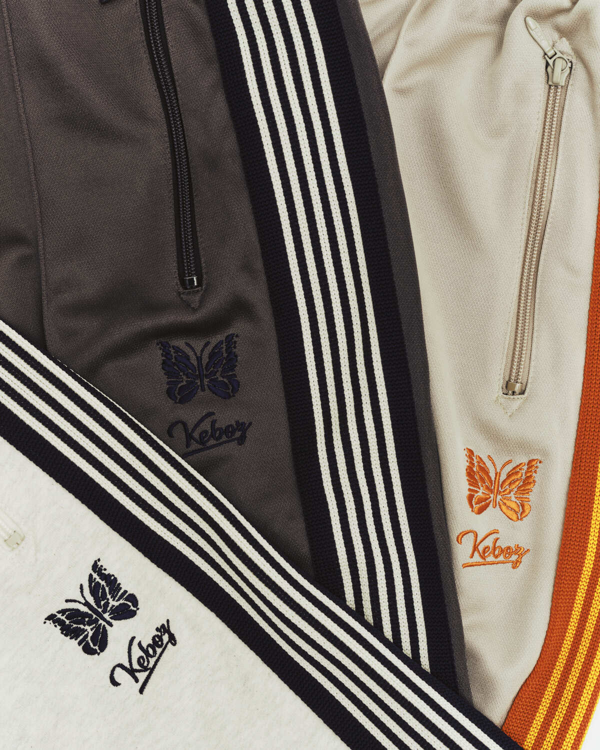 NEEDLES × KEBOZ TRACK PANT REGULAR FIT