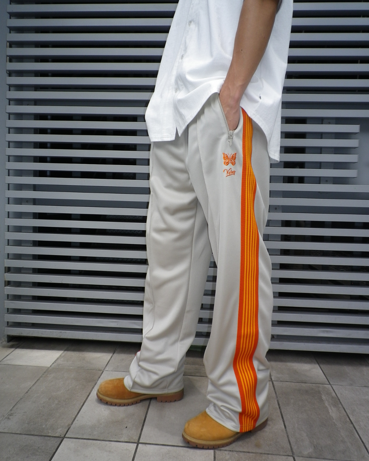 NEEDLES × KEBOZ TRACK PANT REGULAR FIT