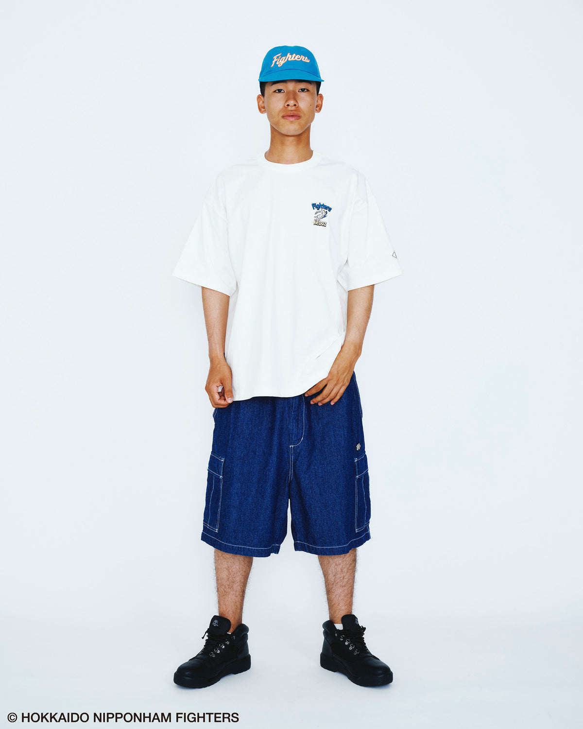 FIGHTERS × KEBOZ BASEBALL DOG S/S TEE