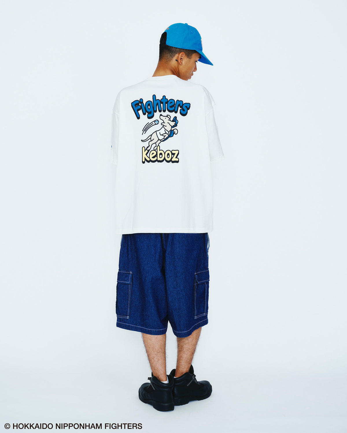 FIGHTERS × KEBOZ BASEBALL DOG S/S TEE