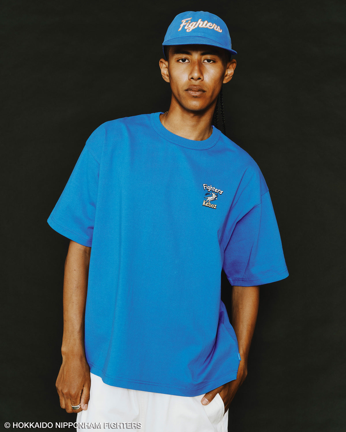 FIGHTERS × KEBOZ BASEBALL DOG S/S TEE