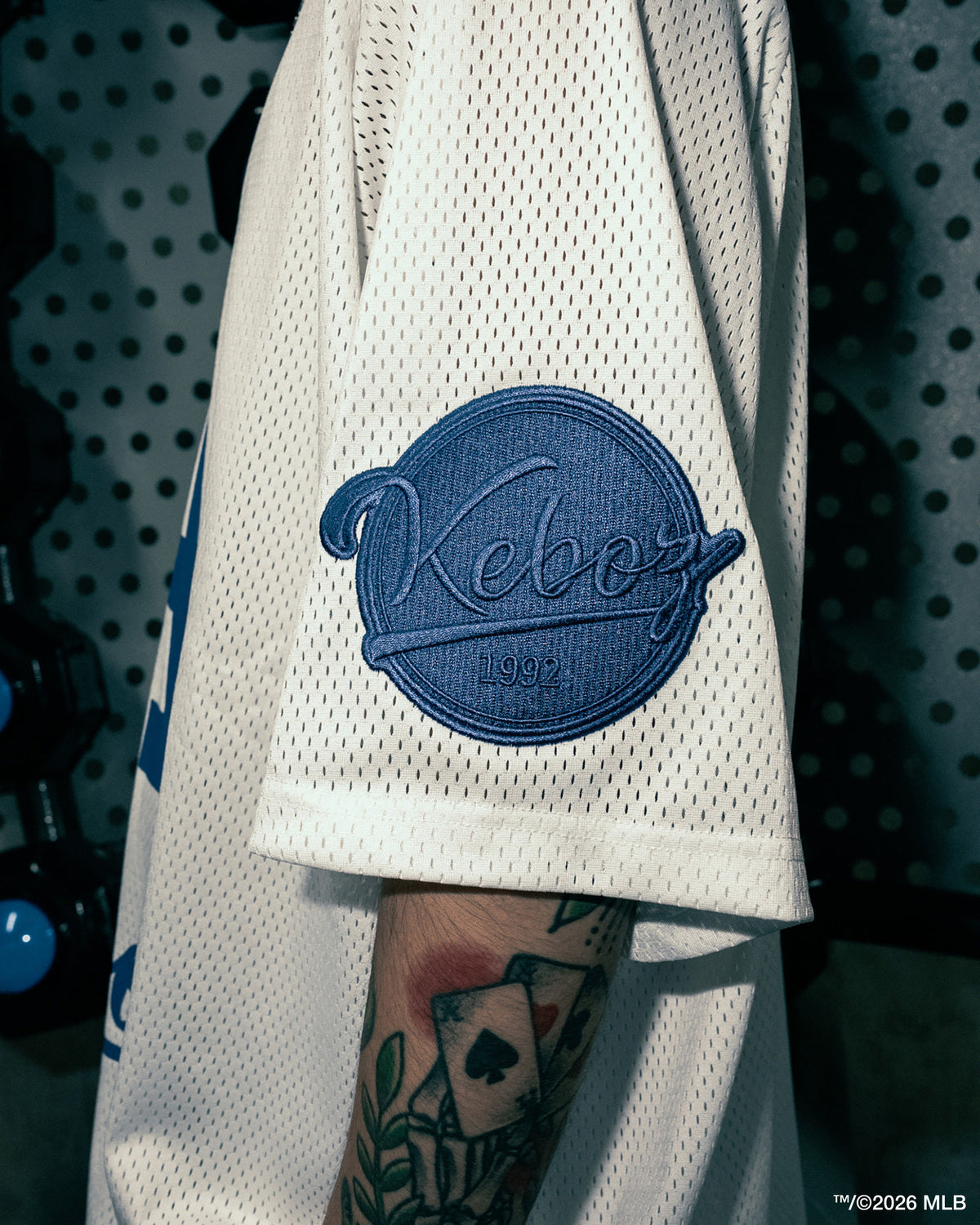 KEBOZ × MLB LOS ANGELES DODGERS MESH TEE