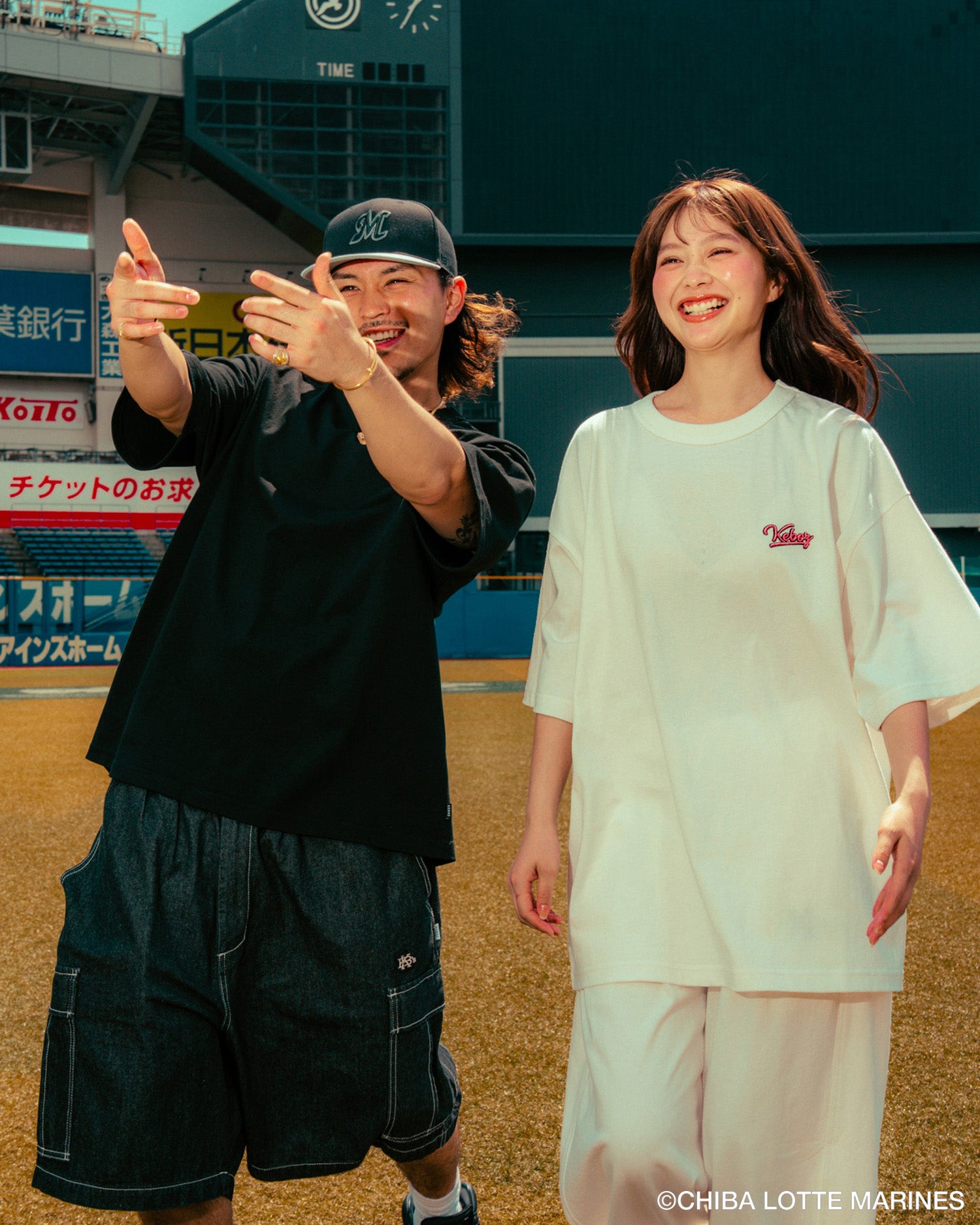MARINES × KEBOZ OLD LOGO S/S TEE
