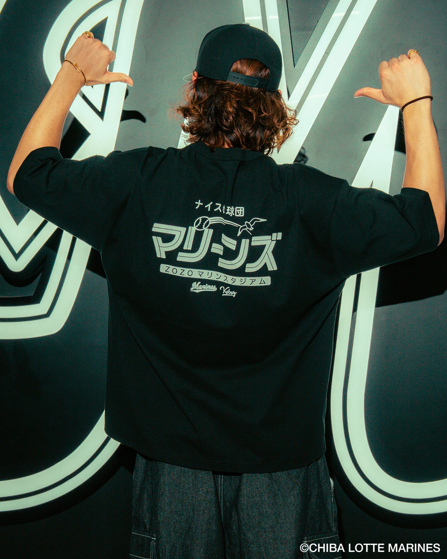MARINES × KEBOZ マリーンズ S/S TEE