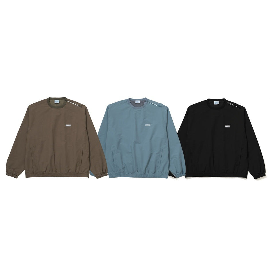 ZIP LOGO NYLON PULLOVER