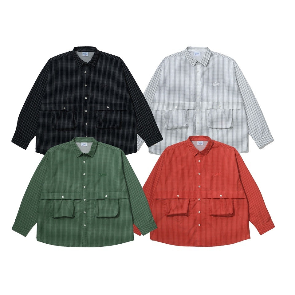 GRID CHECK BALL SHIRT