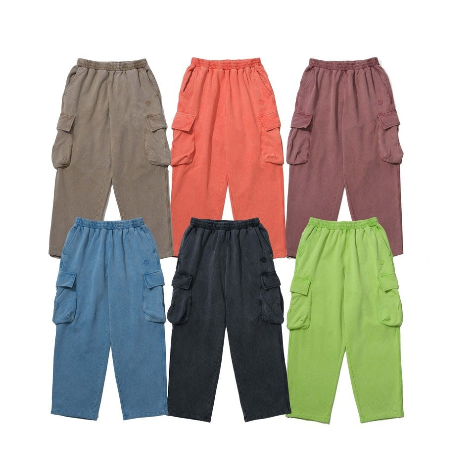 GARMENT DYE SWEAT CARGO PANTS