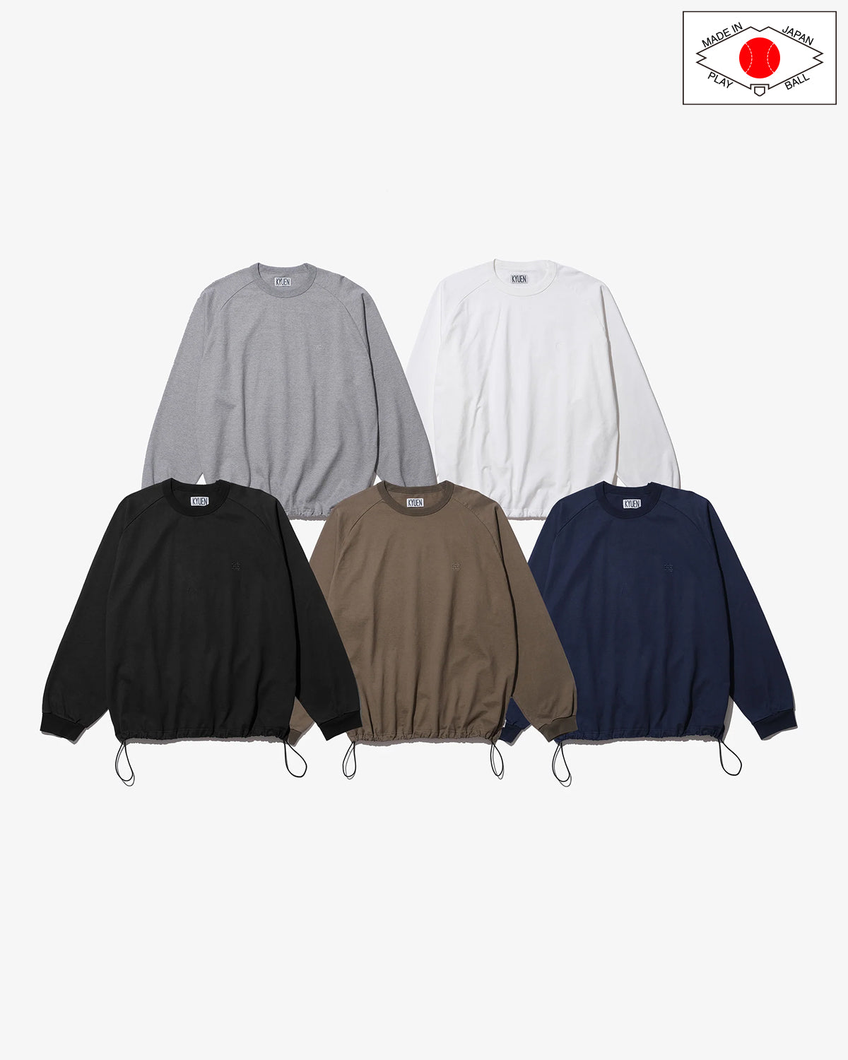 HEAVYWEIGHT DRAWSTRING L/S TEE