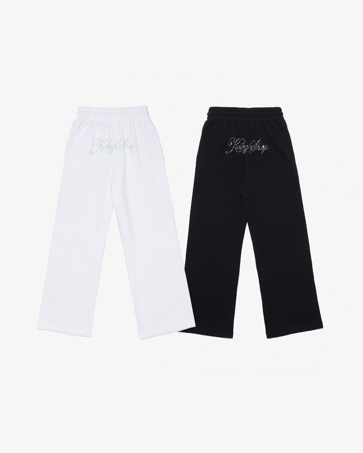 W DAC RHINESTONE SWEAT PANTS