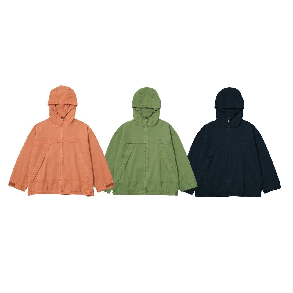 CANVAS GARMENT DYED JACKET