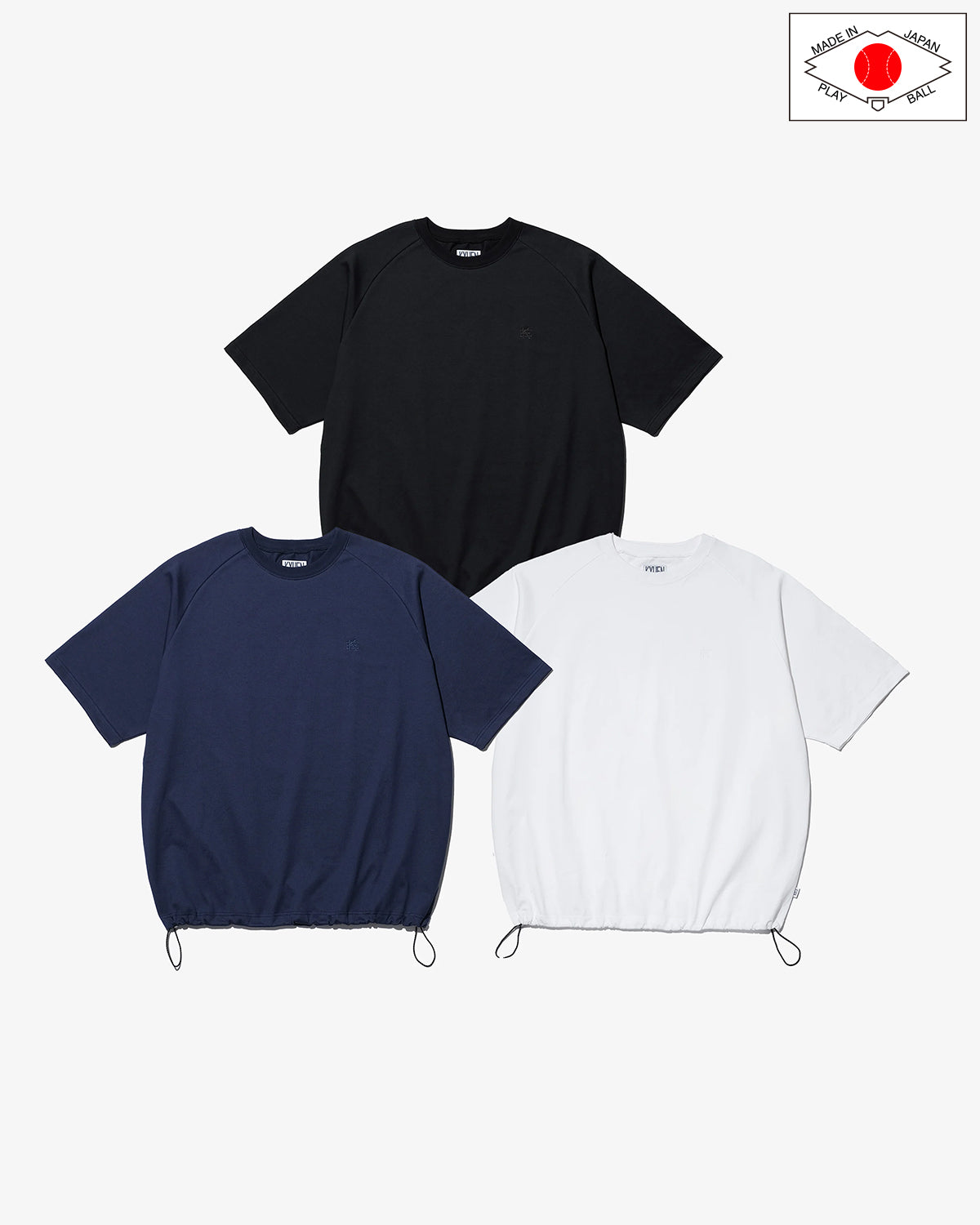 COTTON DRAWSTRING S/S TEE
