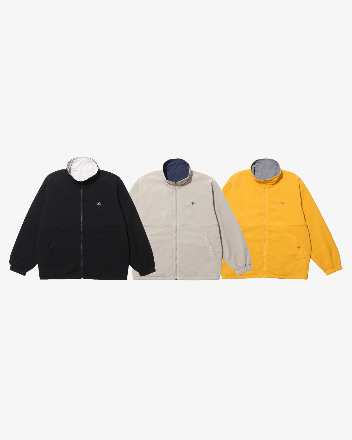 NYLON FLEECE REVERSIBLE JACKET