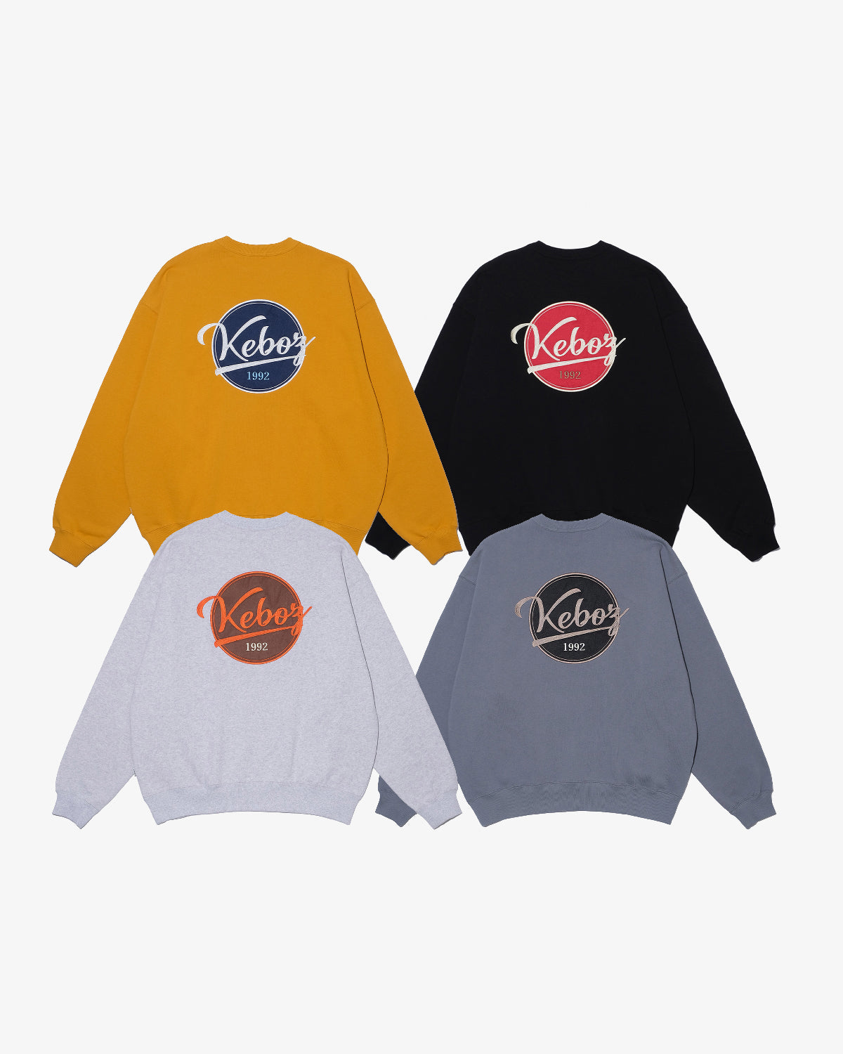 Keboz / スウェット/XL/コットン/NVY/無地 BB SWEAT CREWNECK