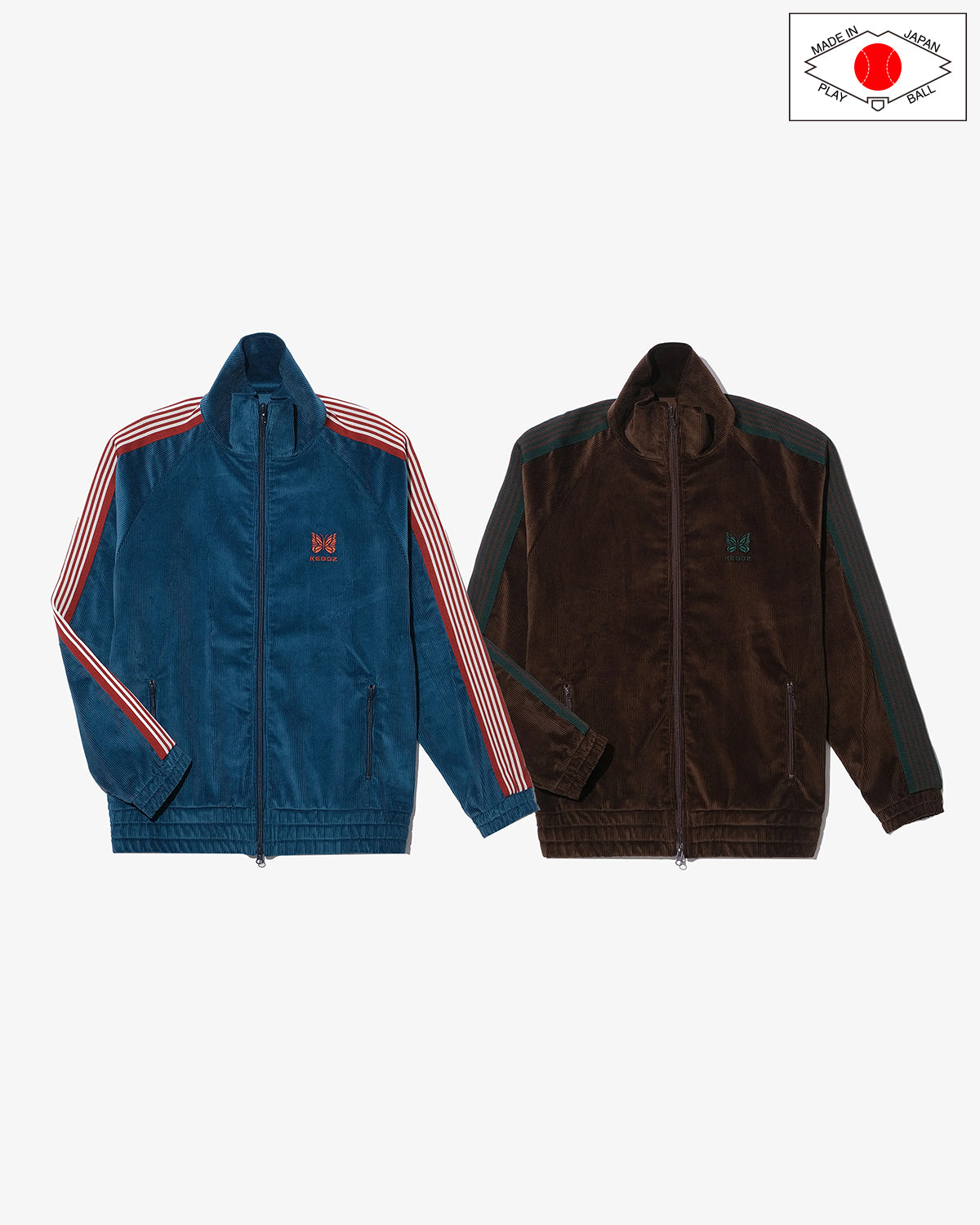 NEEDLES × KEBOZ CORDUROY TRACK JACKET