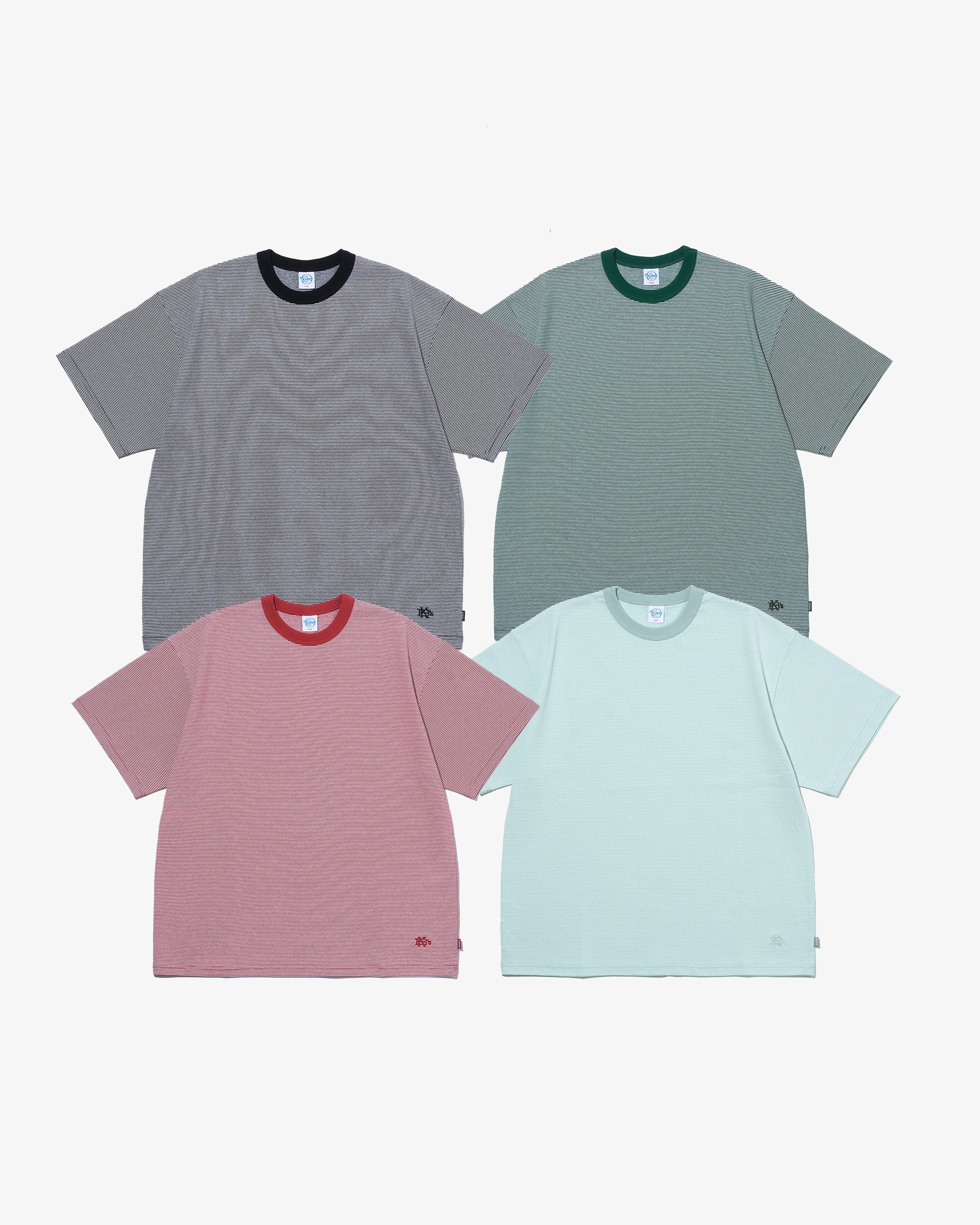 45. SINGLE BORDER S/S TEE (Shipping date: April)