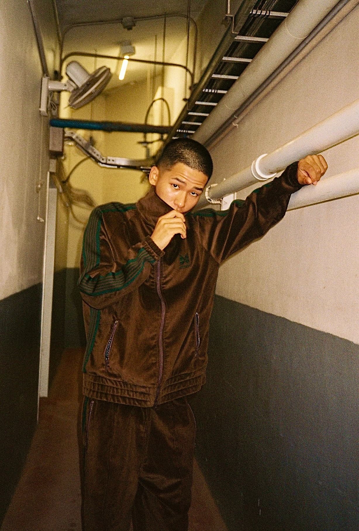 NEEDLES × KEBOZ CORDUROY TRACK JACKET