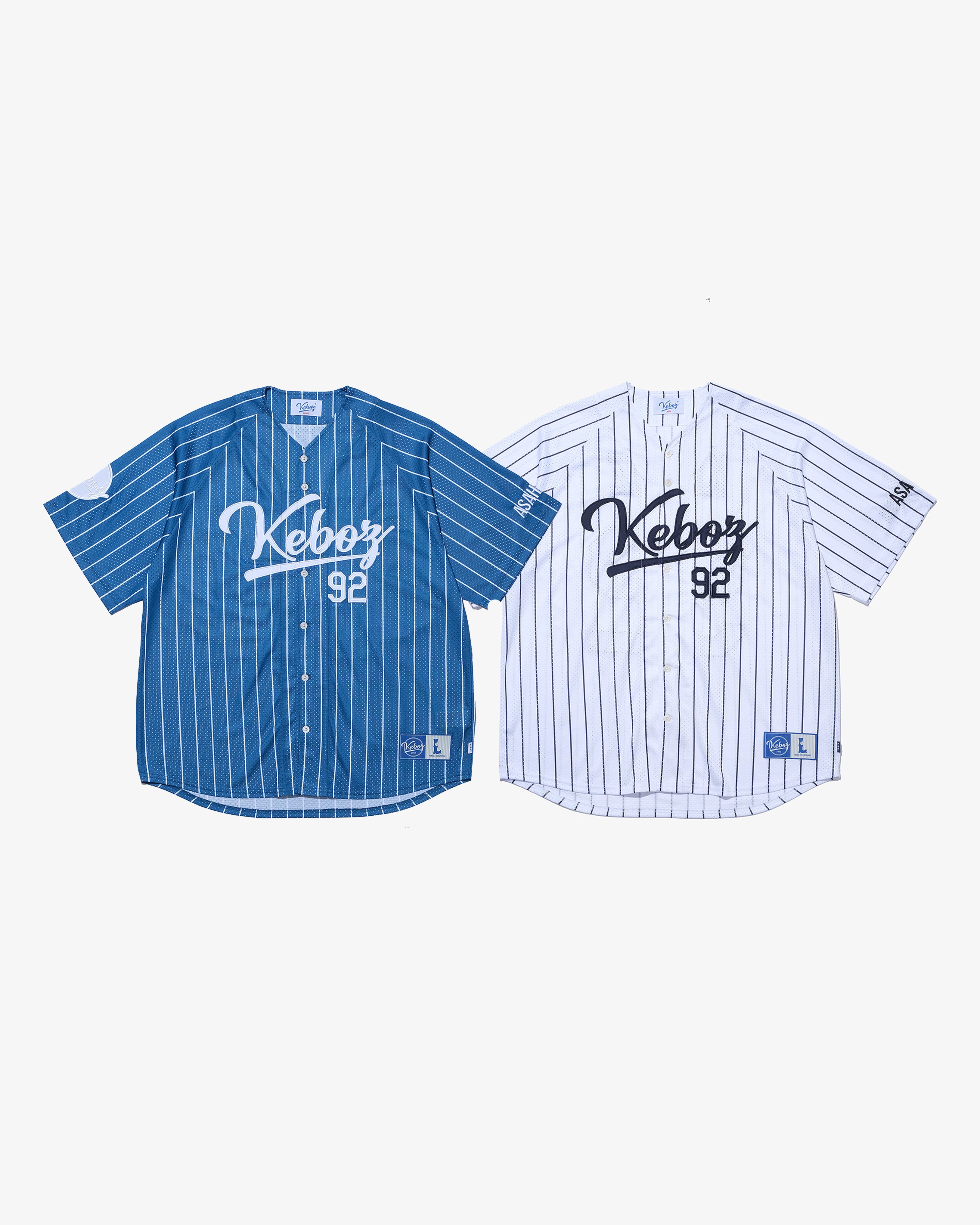 MESH STRIPE BASEBALL JERSEY