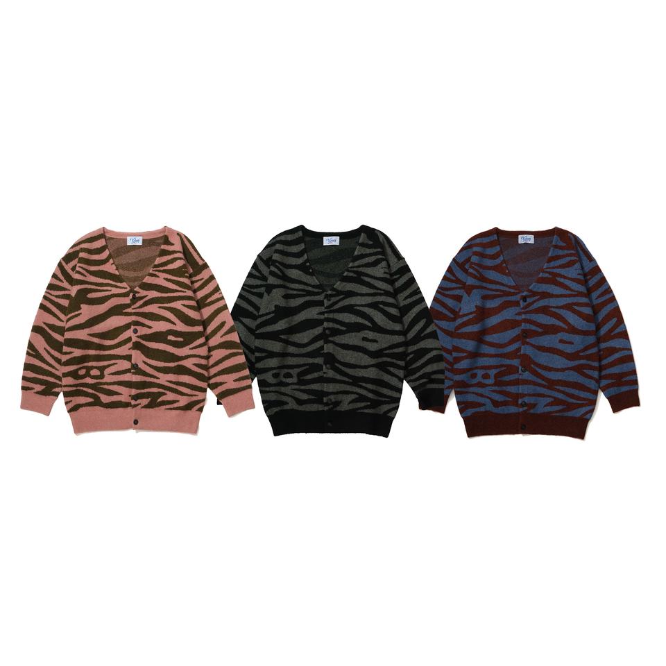 ZEBRA KNIT CARDIGAN