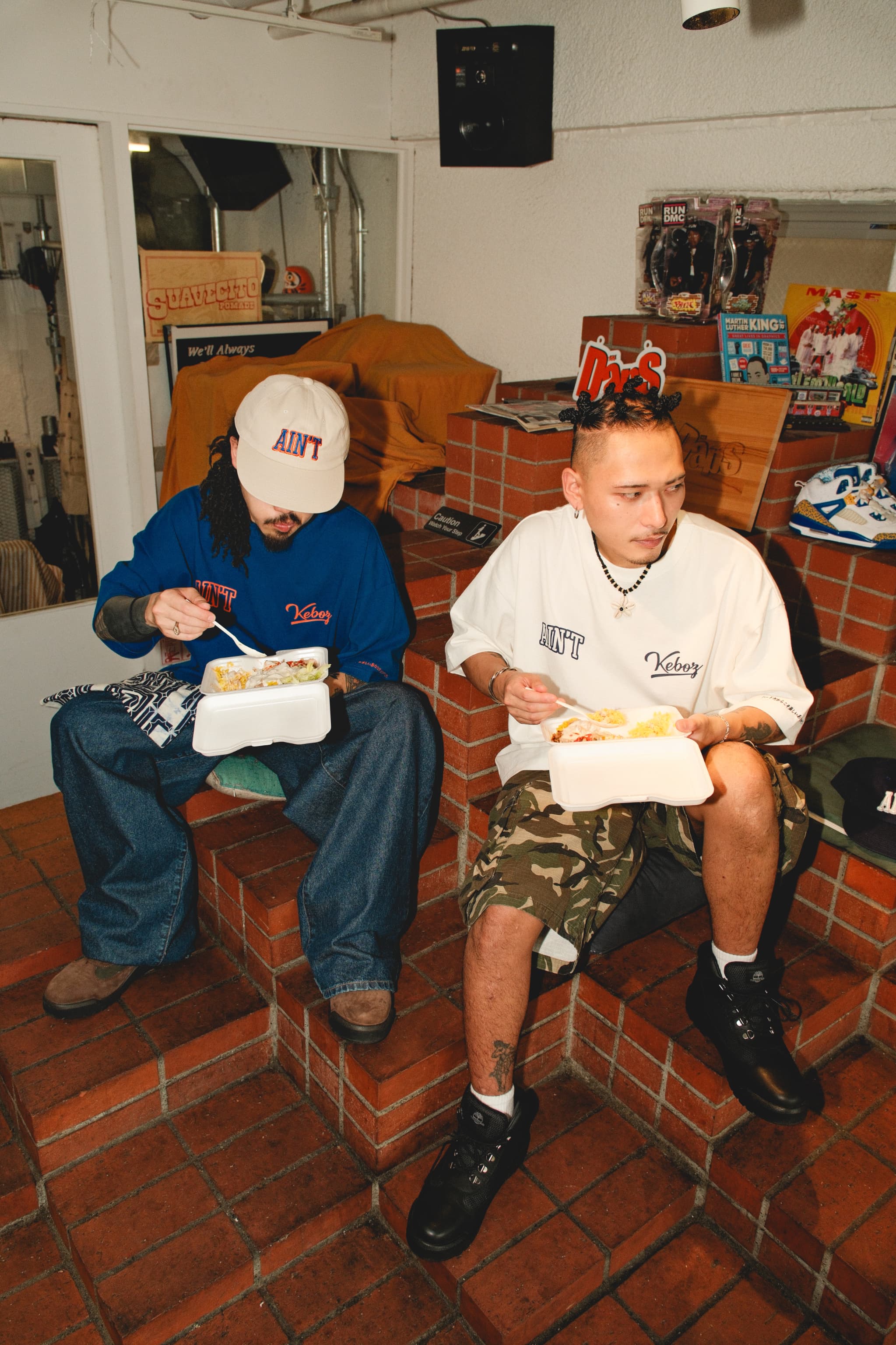 AIN'T EASY NYC × KEBOZ YB S/S TEE