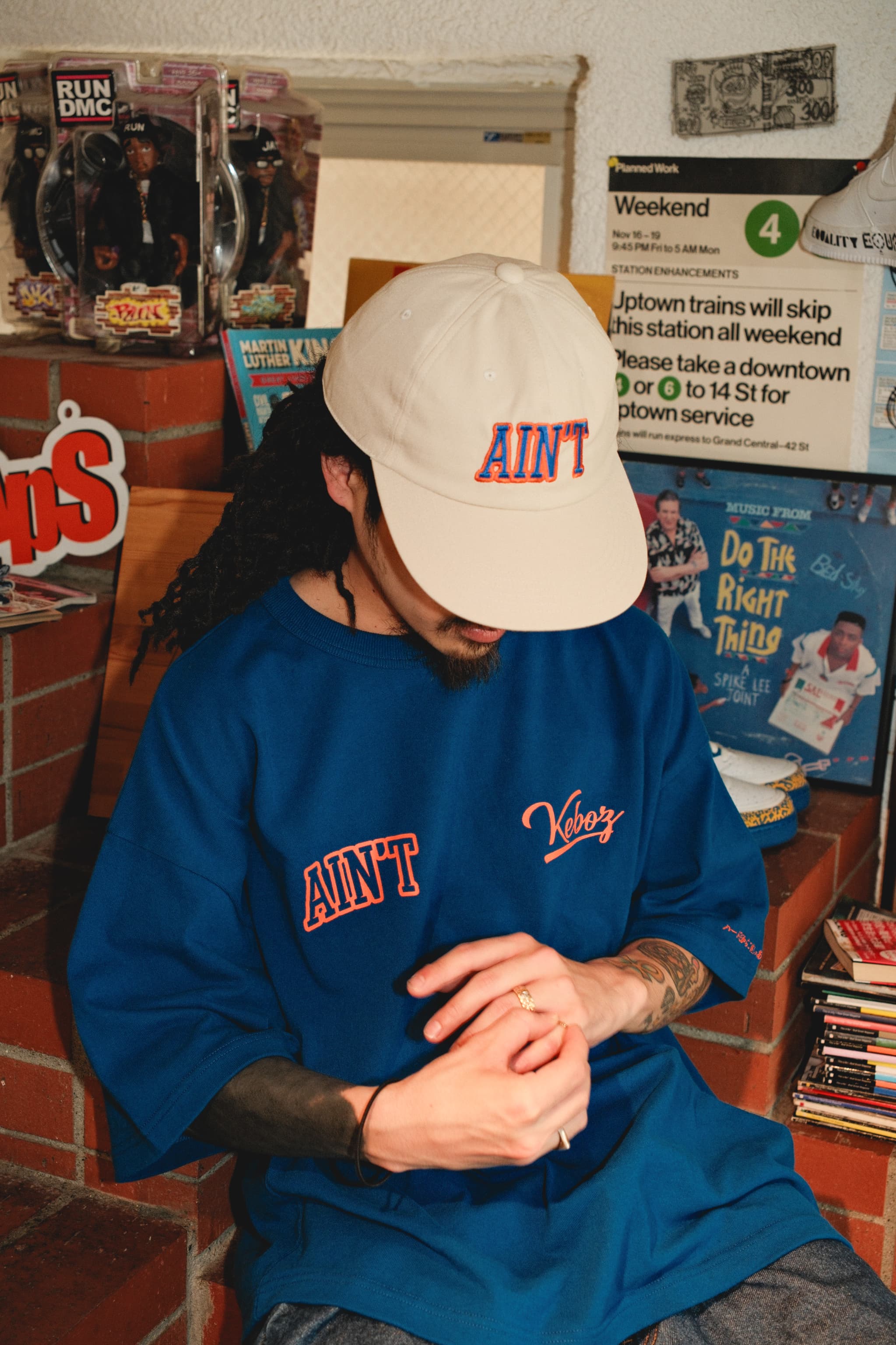 AIN'T EASY NYC × KEBOZ YB S/S TEE