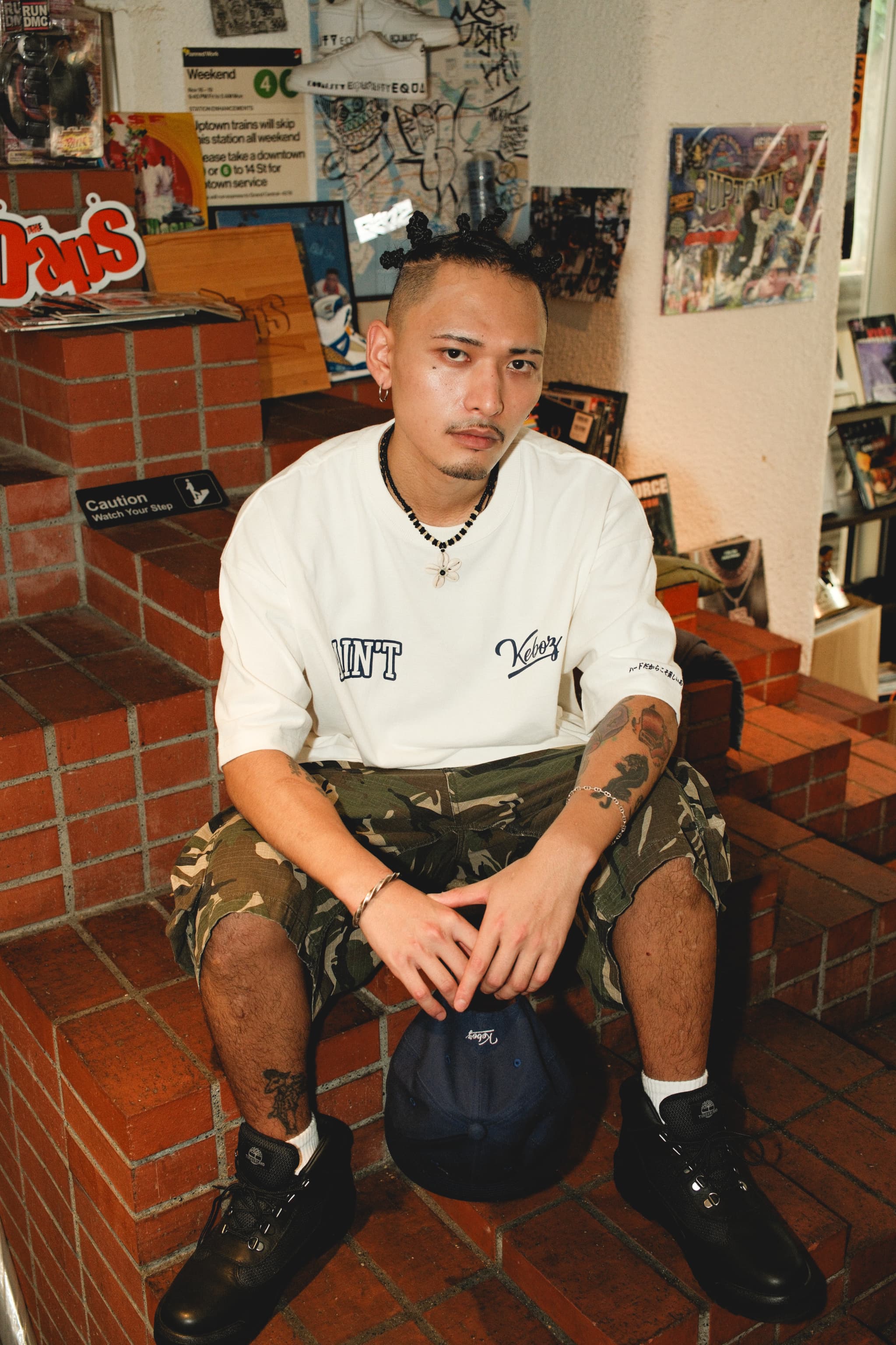 AIN'T EASY NYC × KEBOZ YB S/S TEE