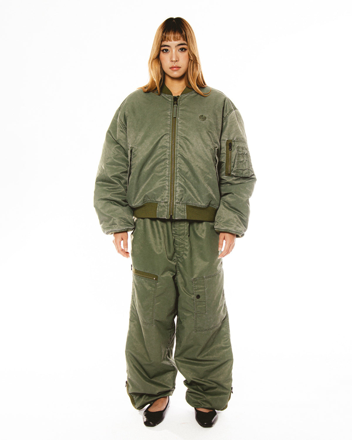 BABY WASHED SATIN MA-1