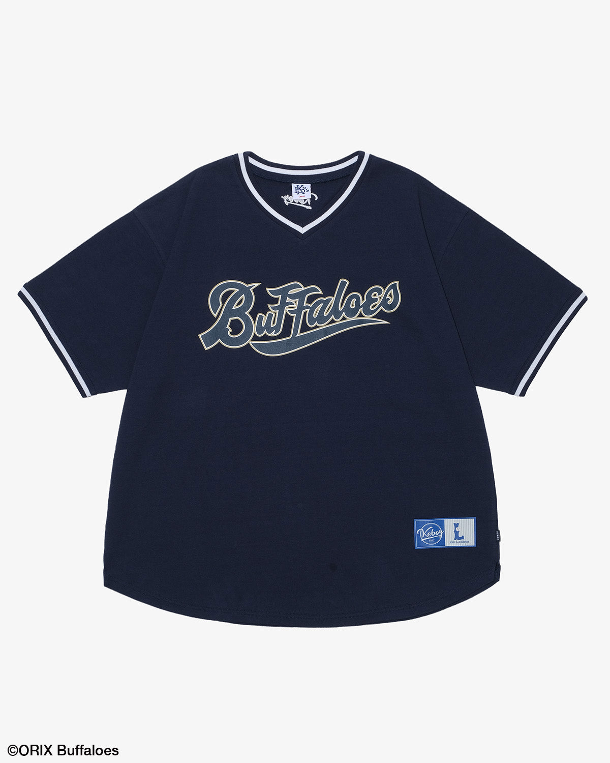 BUFFALOES × KEBOZ V NECK S/S TEE