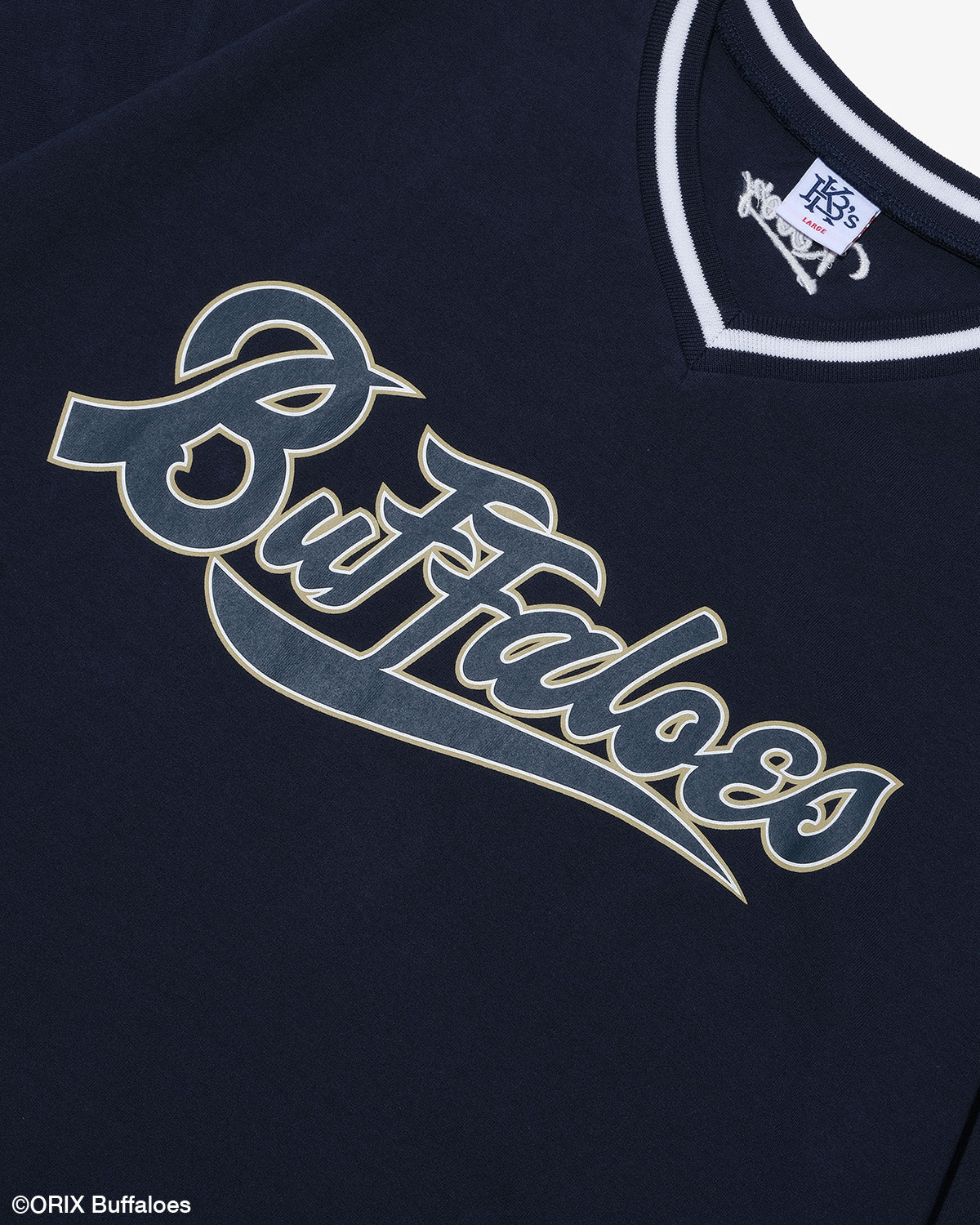 BUFFALOES × KEBOZ V NECK S/S TEE