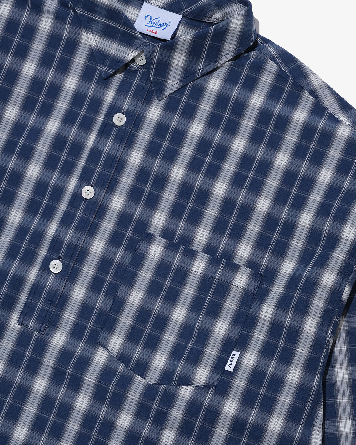 CHECK PULLOVER SHIRT
