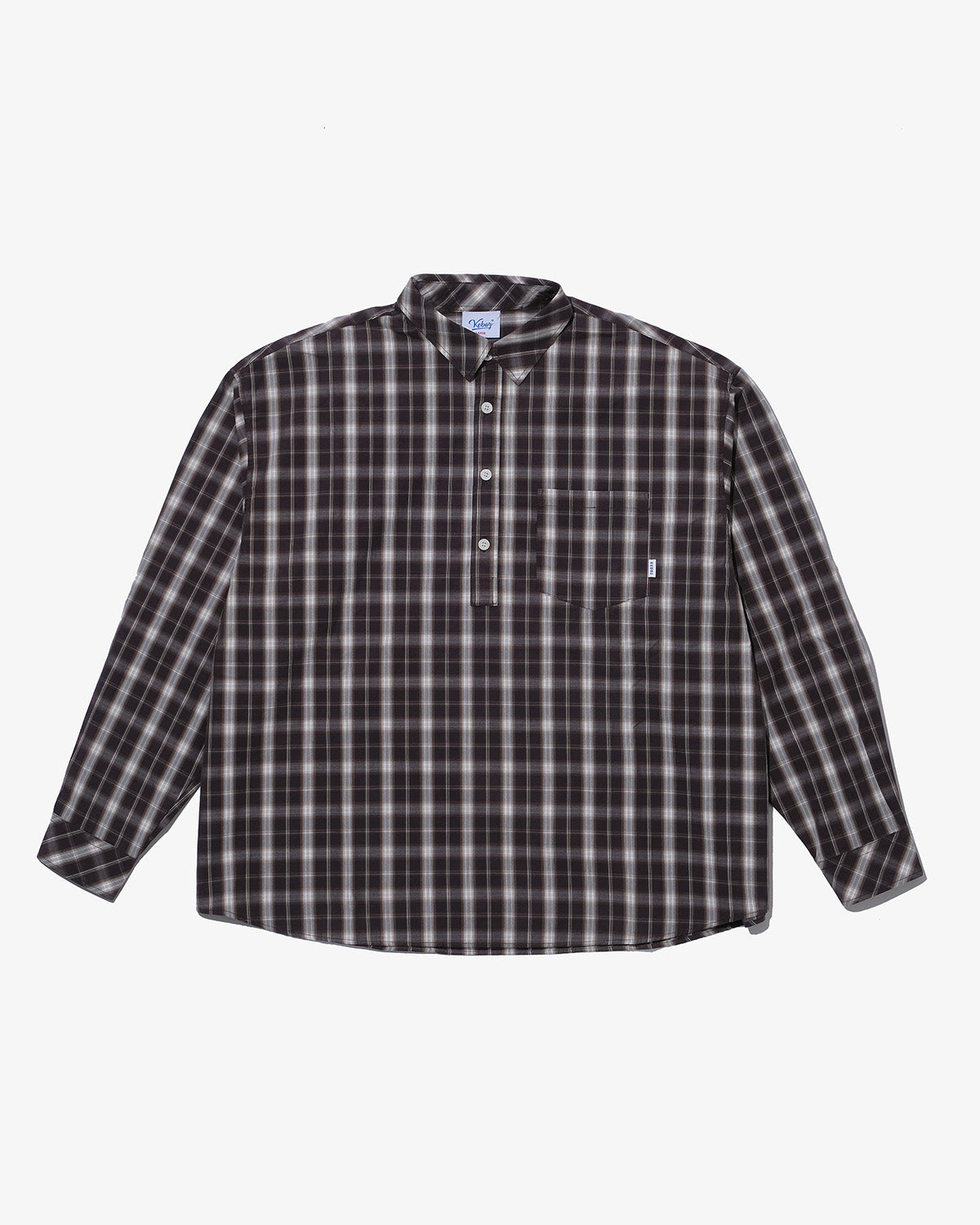 CHECK PULLOVER SHIRT