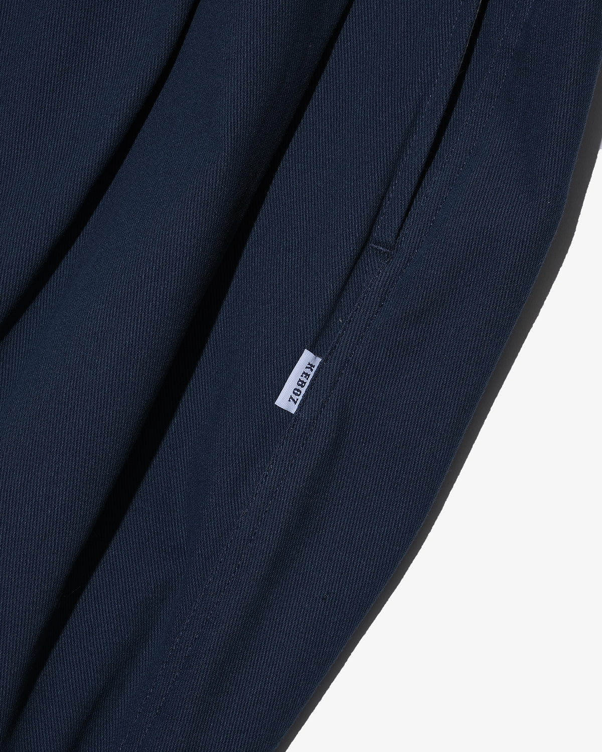 COTTON TWILL EASY PANTS
