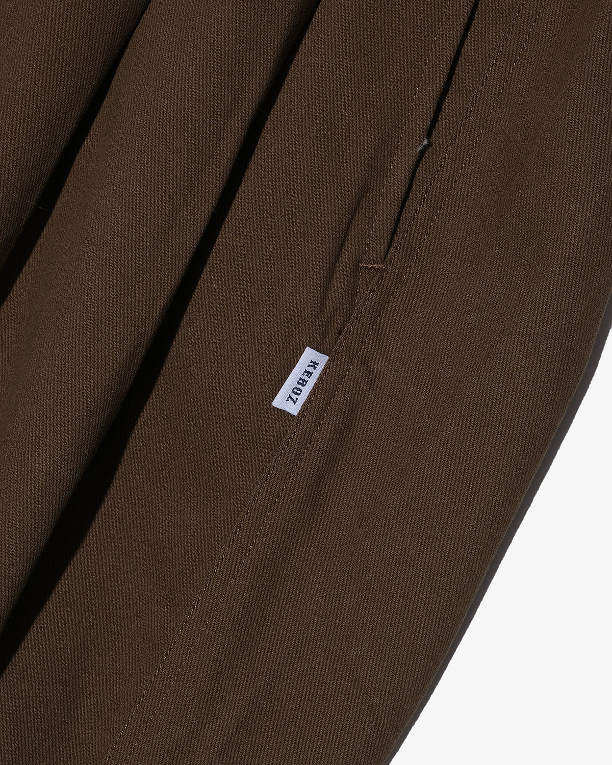 COTTON TWILL EASY PANTS