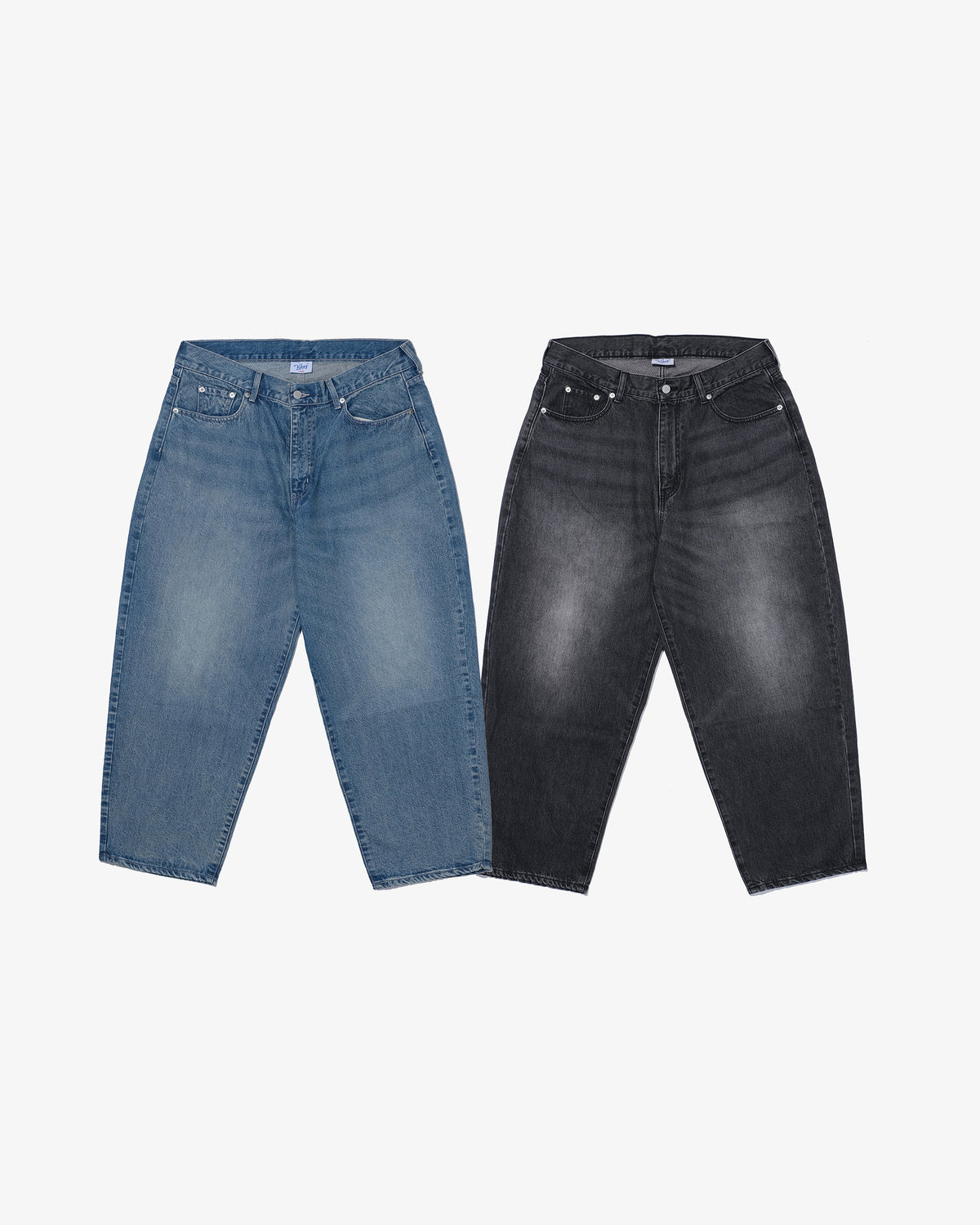 DAMAGED BAGGY DENIM PANTS