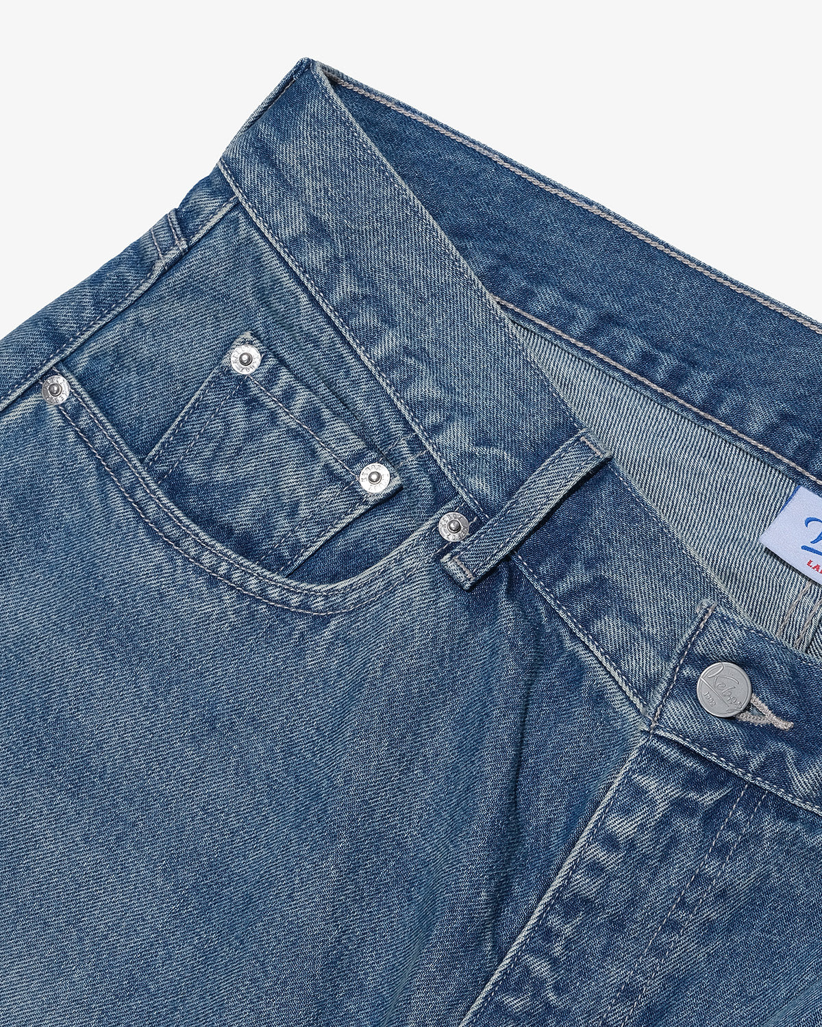 DAMAGED BAGGY DENIM PANTS