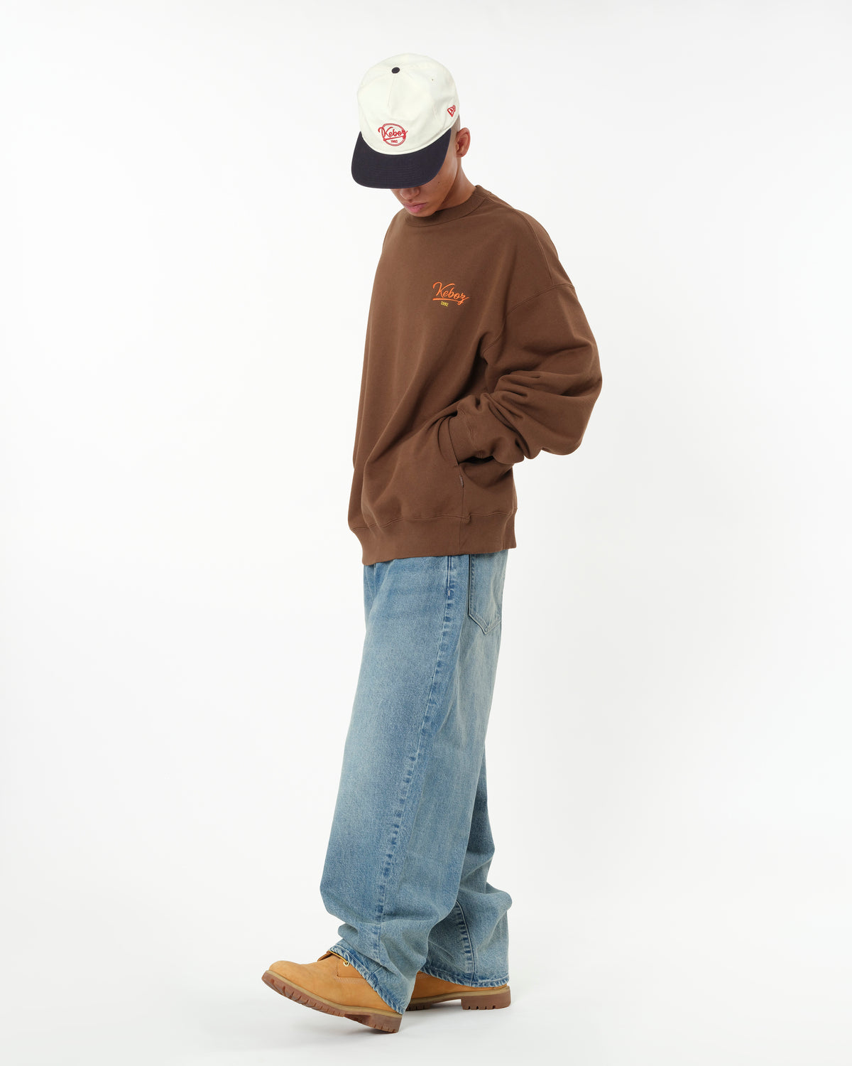 DAMAGED BAGGY DENIM PANTS